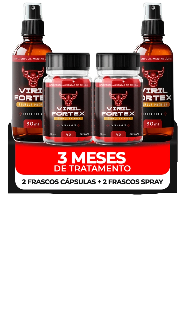 Viril Fortex 3 Bottle Pack – Men's Vitality & Everyday Wellness Formula